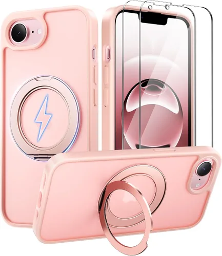 Vista 14 de Funda para iPhone 11, funda magnética con función atril [protección de grado militar] y [compatible con MagSafe], funda protectora delgada
