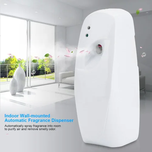 Vista 5 de Dispensador automático del aerosol, dispensador ajustable automático montado en la pared del espray del aerosol de la fragancia del ambientador