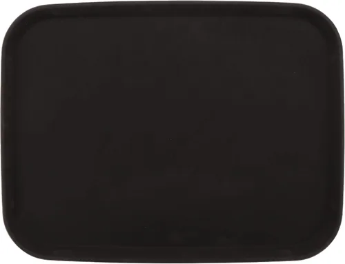 Vista 5 de G.E.T. NS-1014-BR Bandeja rectangular antideslizante de plástico sin BPA, de 10 x 14 pulgadas, color marrón