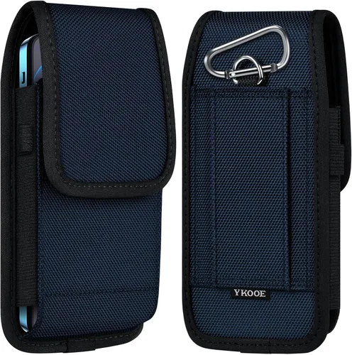 Vista 9 de ykooe Funda para Teléfono Móvil de Nylon con Hebilla Compatible con iPhone 17 16 15 14 13 12 11 y Modelos Pro, Samsung Galaxy S20 S21 S22 S23 S24