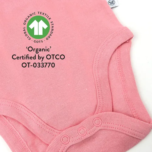 Vista 3 de HonestBaby baby-girls 5-pack Short Sleeve Bodysuits One-piece 100% Organic Cotton for Infant and Baby Girls (Legacy)