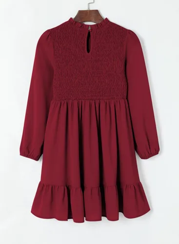 Vista 4 de blibean Vestidos de un solo hombro para niñas de 6 a 15 años