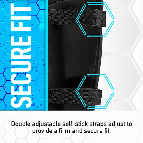 Vista 6 de Franklin Sports Espinilleras de fútbol para jóvenes y adultos – Espinilleras superligeras para hombres, mujeres + niños – (2) Espinilleras