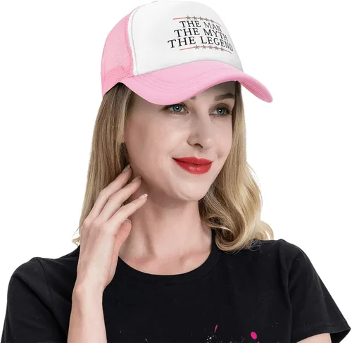 Vista 9 de Trucker Hat Men Weddings Officiant Marriage Snapback Cap Man Myth Legend Officiant Mesh Trucker