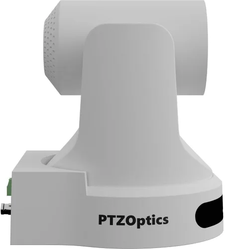 Vista 5 de PTZOptics Move SE SDI/HDMI/USB/IP PTZ Cámara con zoom óptico de 12x (blanco) (PT12X-SE-WH-G3) + soporte de pared universal (blanco)