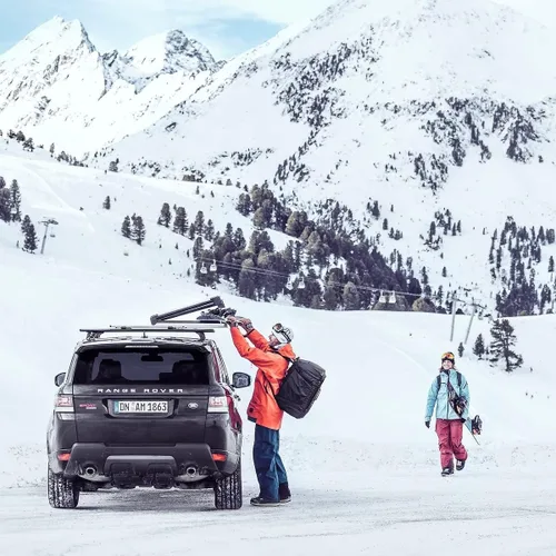 Vista 6 de Thule SnowPack Extender Esquí/Snowboard Rack (6pr/4 Tablas), Negro