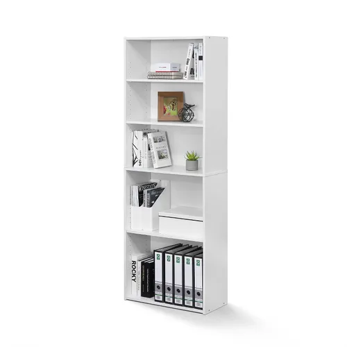 Vista 49 de Furinno LUDER - Estantería de libros, estantería moderna de 2 niveles, estantería abierta de 9 x 16 x 21, para sala de estar, dormitorio, oficina