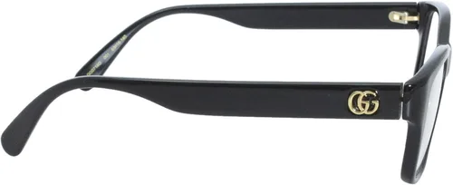 Vista 3 de Gucci Web GG0716O 001 - Lentes para mujer montura óptica de borde completo color negro 2087in Negro Transparente Negro