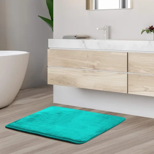 Vista 51 de Clara Clark Alfombra de Baño 24" x 17" - Alfombras de Baño, Tapete de Baño de Espuma Viscoelástica, Afelpado, Acogedor, Ultra Suave, Antideslizante