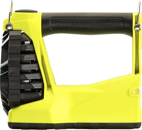 Vista 3 de Streamlight 44301 Div 2 Vulcan 180 Standard System-120V/100V AC AC/12V DC, incluye correa para el hombro, amarillo