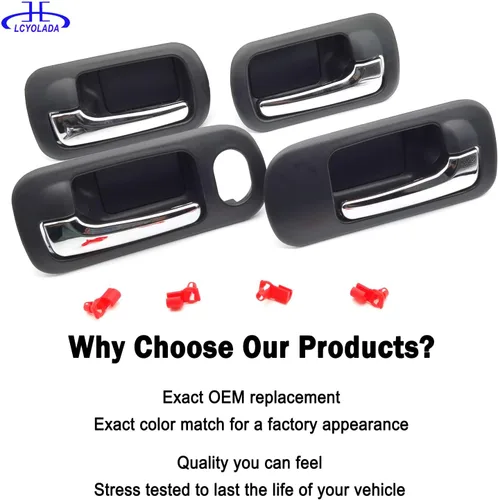 Vista 7 de 4 piezas de manijas interiores para puertas para Honda Civic 2001 2002 2003 2004 2005, para puerta delantera, puerta trasera, lado izquierdo