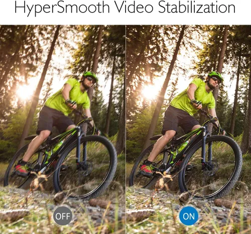 Vista 4 de AKASO V50 Elite 4K60fps Pantalla táctil WiFi Cámara de acción Control de voz EIS 131 pies Cámara impermeable 8X Zoom Control remoto