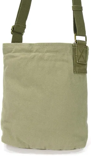 Vista 4 de CHALA Womens' Canvas Patch Crossbody Handbag with Keyfob- Sand