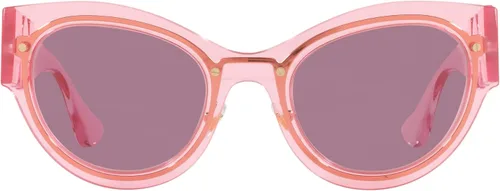 Vista 3 de Versace Lentes de sol para mujer marco rosa transparente lentes rosas 2087in