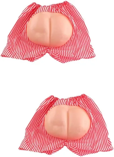 Vista 9 de NOLITOY 2 piezas de accesorios para hombre, lencería para hombre, pantalones cortos de playa, carnaval, juguetes complicados, pantalones cortos