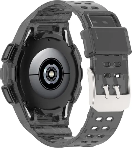Vista 2 de VeveXiao Glacier - Correa resistente para Samsung Galaxy Watch 4 de 1.575 pulgadas con accesorios de parachoques, Galaxy Watch 4 de 1.575 pulgadas