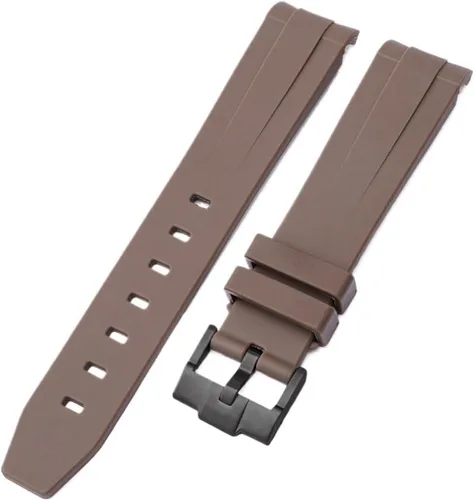 Vista 54 de Correa de camuflaje para Omega Moon Curvo Extremo Pulsera de goma de silicona Hombres Mujeres Sport Watch Band Accesorio 0.787 in