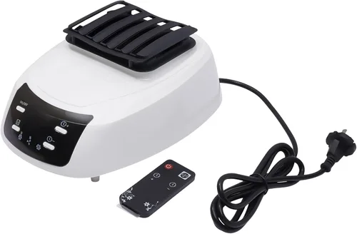 Vista 7 de Secadora de ropa portátil, secadora eléctrica de 1200-1500 W con control remoto y bañera de acero inoxidable de 2 capas, secado rápido