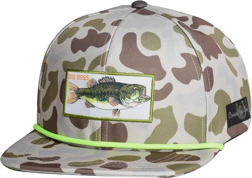 Vista 2 de EDTREK Gorra Snapback de rendimiento para exteriores con ala plana - Bordado único de animales