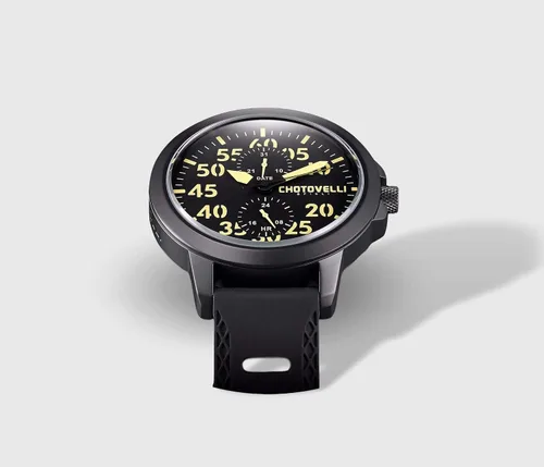 Vista 2 de Chotovelli Reloj aviador de acero inoxidable para hombre de 328.1ft impermeable, m, Piloto