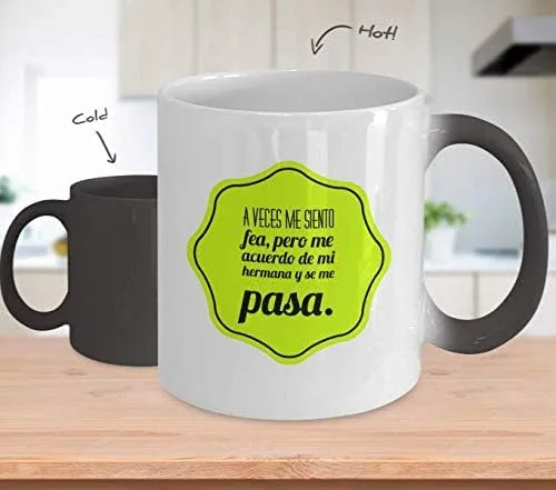 Vista 2 de Regalo para hermana Taza de Cafe para navidad Perfecto regalo para graduados, profesionales y estudiantes de enfermeria Vaso con afirmaciones