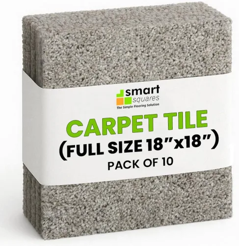 Vista 22 de Smart Squares Easy Street Premium Baldosas de Alfombra Hechas en los Estados Unidos 18x18 Pulgadas, Suavemente Acolchadas, Apariencia Sin Costuras