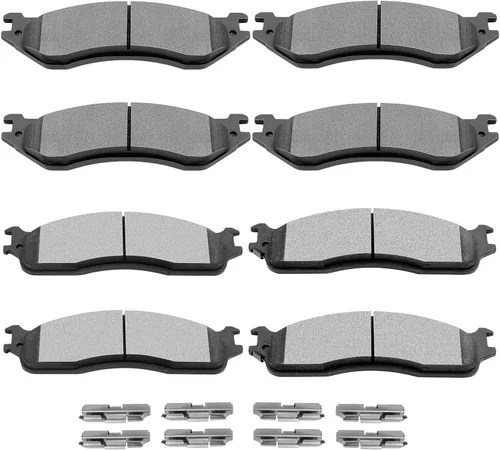 Vista 21 de SCITOO Kits de pastillas de freno de cerámica D465 D374 Reemplazo delantero y trasero para Acura CL 1997-1999, para Honda Civic 2002-2003 200-2011