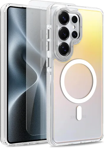 Vista 217 de Funda magnética para Google Pixel 10 Pro XL [compatible con Magsafe] [bonito diseño fluorescente de moda] a prueba de golpes, delgada, translúcida