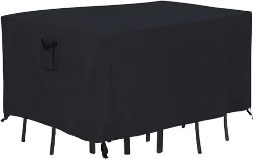 Vista 35 de ABCCANOPY Cubierta de Mesa Rectangular Cubierta de Mesa Universal Cubierta de Silla para Exteriores Impermeable y a Prueba de Polvo Resistente al