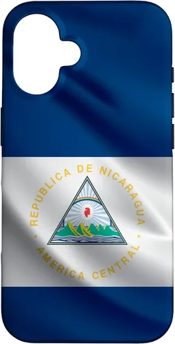 Vista 32 de Funda con la bandera de Nicaragua para iPhone 17