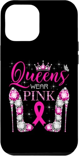 Vista 26 de iPhone 16 Queens Wear Rosa Concientización del Cáncer de Mama Estuche de Cinta Rosa