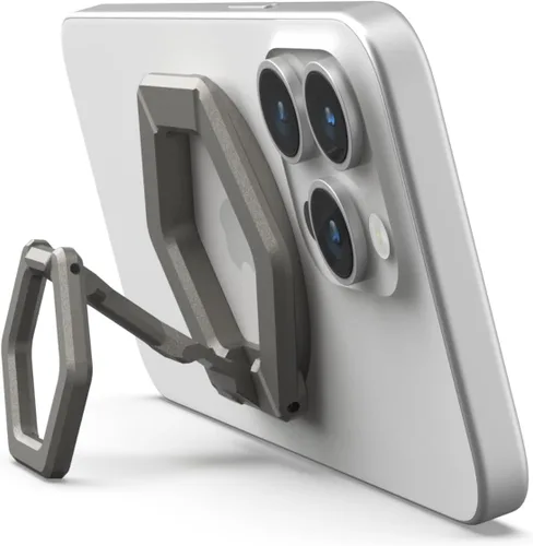 Vista 9 de UAG Soporte magnético para anillo de teléfono, compatible con MagSafe Agarre de anillo de dedo de metal, rotación 360, soporte ajustable, sujeción