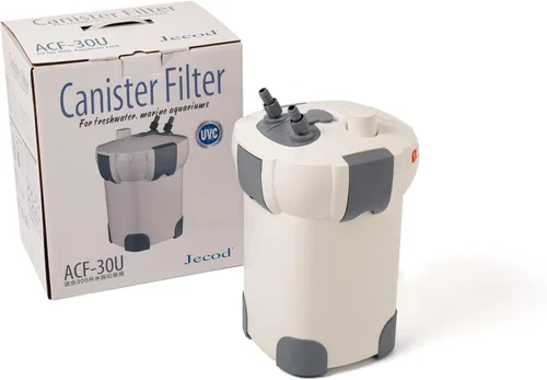 Vista 6 de Jebao Filtro externo para acuario con medios de filtración (ACF-20, 198GPH)