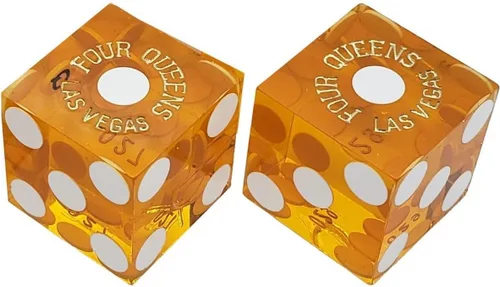 Vista 41 de Par de dados de casino en serie a juego - Auténticos dados de dados de Las Vegas 0.748 in, juegos de mesa y coleccionables - Aliante rojo pulido