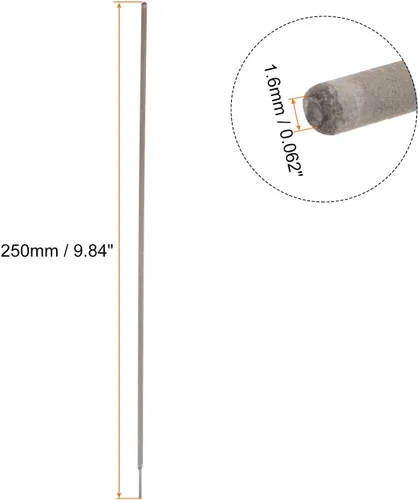 Vista 2 de HARFINGTON E308L-16 Varilla de soldadura 1/16 "x 10" 304 Varilla de soldadura de acero inoxidable A102 Electrodos Soldadura para soldadura Acero