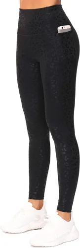 Vista 3 de The GYM People - Leggings de entrenamiento con control de abdomen y bolsillos pantalones de yoga atléticos de cintura alta para mujeres que corren
