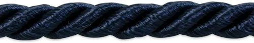 Vista 43 de Expo International Wanda - Borde de cable trenzado, 20 yardas/3/16, gris Arándano