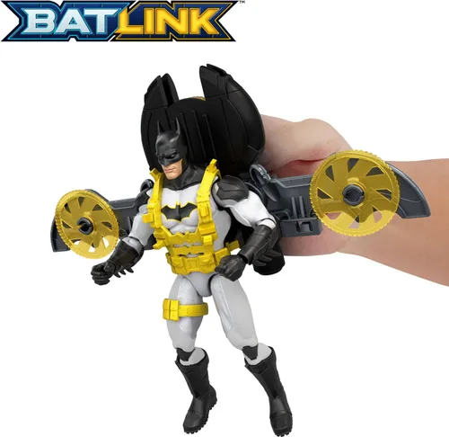 Vista 4 de Mattel DC Premier Series Batlink Multi-Pack, Batmobile y Robin Cylcle