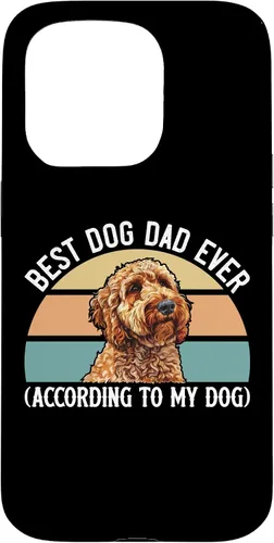 Vista 14 de Best Dog Dad Ever According to My Goldendoodle Funny Doodle Case for iPhone 17