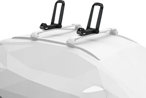 Vista 2 de Thule Hull-a-Port Aero - Estante para kayak en la azotea, lleva 1 kayak, diseño antirrobo, diseño plegable, superficie de montaje acolchada de goma