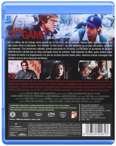 Vista 2 de Spy Game (Juego De Espías) Non-usa Format Pal, Region B -Import- Spain