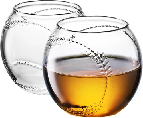 Vista 9 de The Wine Savant Vaso de whisky de béisbol – Vaso de whisky de 12 onzas para cualquier ocasión, regalos de béisbol, fiesta temática de béisbol, juego