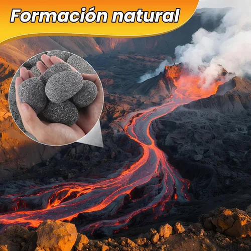 Vista 5 de Rocas de lava de 2 a 3 pulgadas para hoguera, rocas para hogueras