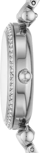 Vista 2 de Fossil Carlie Mini Reloj casual de cuarzo de acero inoxidable para mujer