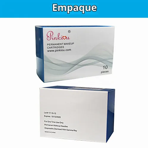 Vista 8 de Pinkiou - Máquina de tatuaje permanente para cejas con agujas 1RL