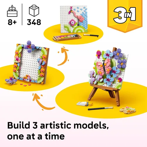 Vista 2 de LEGO Creator 3 in 1 Floral Art Decor Painting 31390