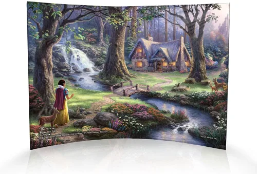 Vista 10 de Disney Brave - Thomas Kinkade Studios - Impresión fotográfica acrílica curvada de 10 x 7 pulgadas - Decoración independiente - Coleccionable
