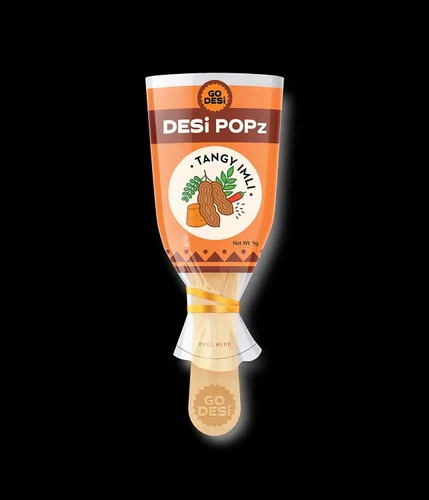 Vista 4 de GO DESi Paletas de tamarindo 50 piezas Dulces de frutas Desi Pops 14.11 oz No picantes (agridulce)