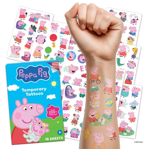 Vista 7 de My Little Pony Temporary Tattoos for Kids 200 pack. Made in the USA w Certified Safe Ink.