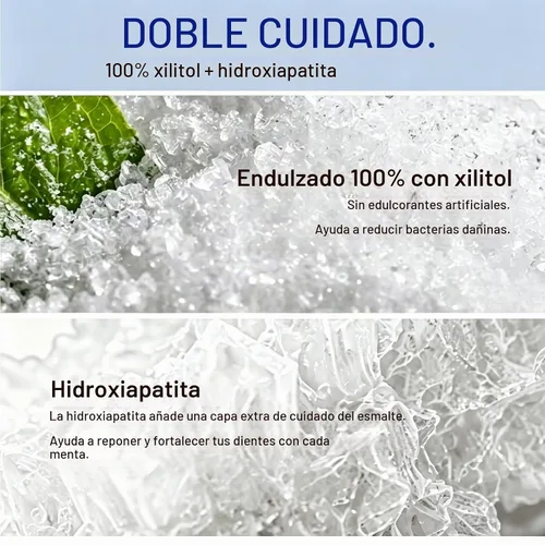 Vista 5 de DC24 DAILY CARE Mentas xilitol con hidroxiapatita, menta, 150 piezas